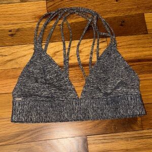 PINK Victoria's Secret Charcoal Strappy Bralette